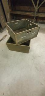 2 grote houten bakken, Ophalen