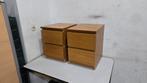 deux tables de chevet ikea MALM Commode 2 tiroirs, plaqué ch