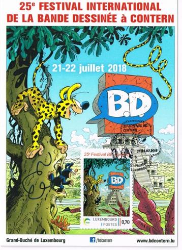 Bandes dessinées : Maxi Card Festival BD Contern 2018 - Mars, Enlèvement ou Envoi