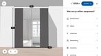 Armoire IKEA PAX Noire | 200x58x236 cm | LIVRAISON GRATUITE, Comme neuf, IKEA - MODERN, Avec tablette(s), 200 cm ou plus