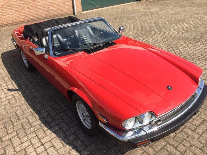 Jaguar XJS V12 convertible 1989, Auto's, Oldtimers, Bedrijf, Te koop, Airconditioning, Cruise Control, Elektrische ramen, Lederen bekleding