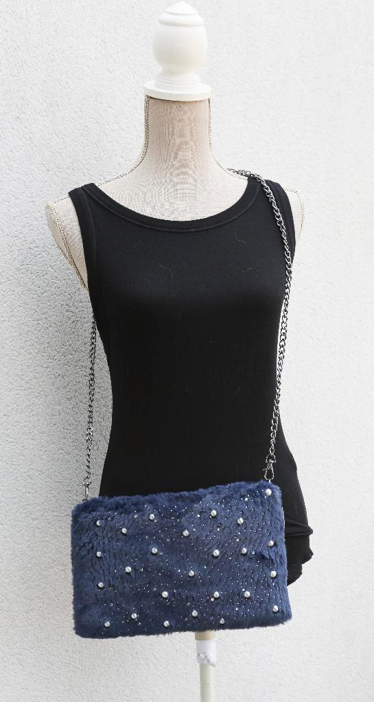 Mooie nieuwe blauwe tas met schouderriem (of etui), Handtassen en Accessoires, Tassen | Damestassen, Nieuw, Blauw, Ophalen of Verzenden