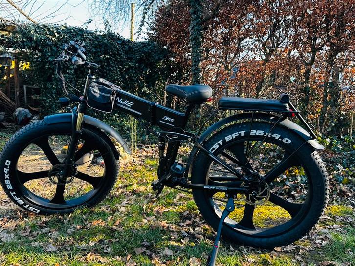 Aluminium stevige elektrische fatbike 1000W XOD opvouwbaar, Fietsen en Brommers, Elektrische fietsen, Nieuw, Overige merken, 59 cm of meer