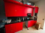 Cuisine à donner, Huis en Inrichting, Keuken | Complete keukens, Ophalen, Gebruikt, Rood, Enkelwandige keuken