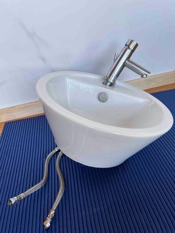 lavabo vasque rond + mitigeur disponible aux enchères