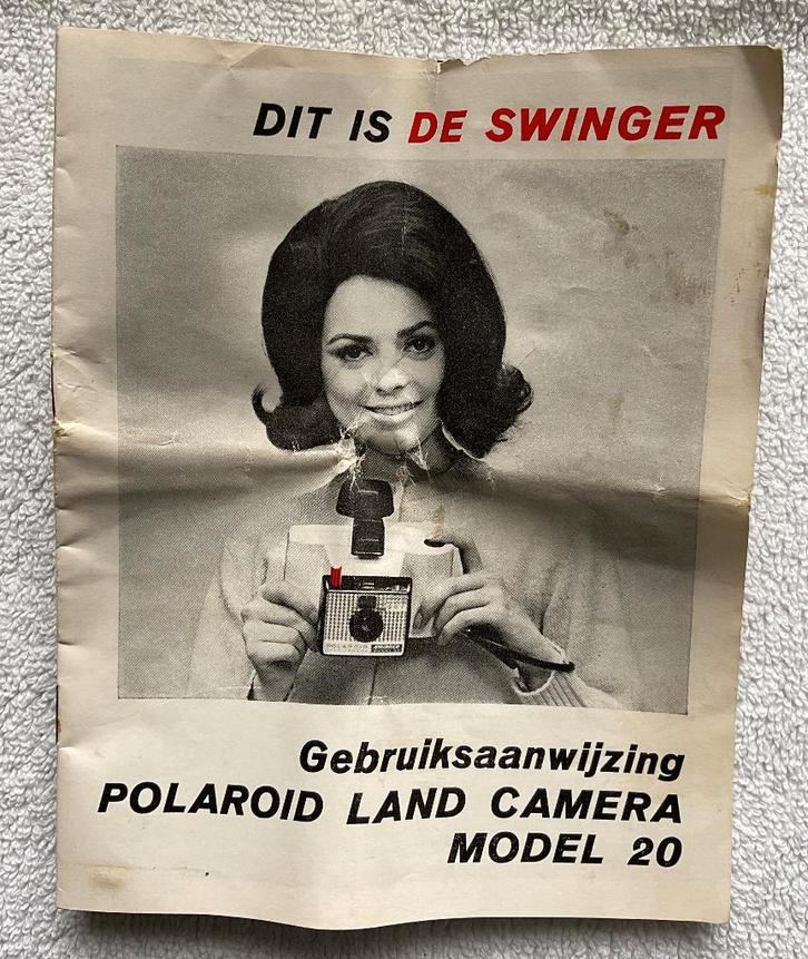 Polaroid camera Swinger model 20., Audio, Tv en Foto, Fotocamera's Analoog, Gebruikt, Polaroid, Polaroid, Ophalen