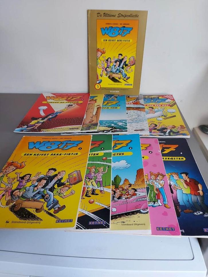 W817/wacht es even 11 strips 1ste druk zie objecten, Boeken, Stripverhalen, Gelezen, Meerdere stripboeken, Ophalen
