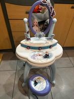 Frozen Kaptafel + Krukje met Accessoires – Goede staat, Ophalen, Gebruikt