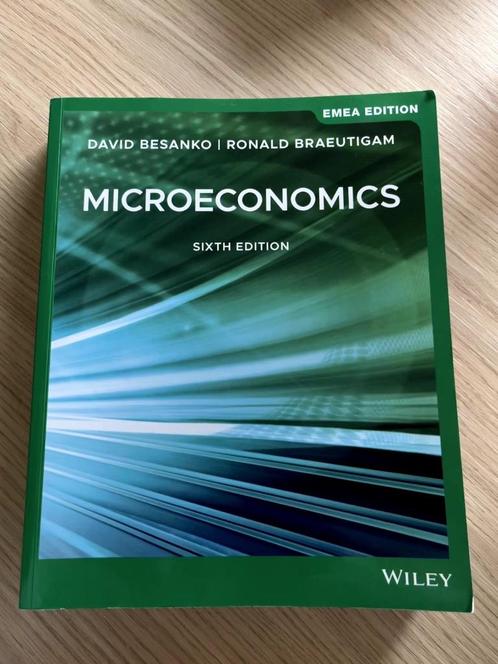 Microeconomics (sixth edition), Boeken, Economie, Management en Marketing, Nieuw, Economie en Marketing, Ophalen of Verzenden