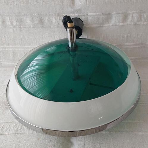 Fratelli Giannelli - Vintage plafondlamp - UFO stijl, Huis en Inrichting, Lampen | Plafondlampen, Gebruikt, Kunststof, Metaal