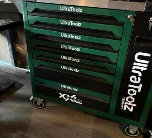 Groene Gereedschapswagen 7 Lades Nieuw en Gevuld!, Auto diversen, Autogereedschap, Nieuw, Ophalen of Verzenden