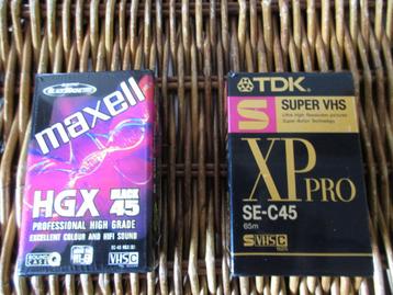 VHSC SECAM-cassettes (videocamera) beschikbaar voor biedingen