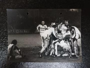 Originele persfoto kampioenenmatch Club Brugge (1980)