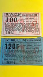 2 anciens tickets RWDM, Verzamelen, Sportartikelen en Voetbal, Verzenden
