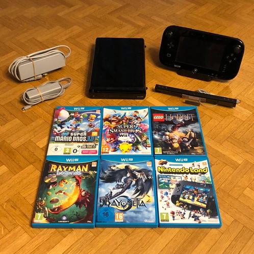 Nintendo Wii U Console + Spelletjes, Games en Spelcomputers, Spelcomputers | Nintendo Wii U, Gebruikt, Met 1 controller, Ophalen of Verzenden