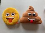 Lot de deux coussins émojis, Enfants & Bébés, Enlèvement ou Envoi, Utilisé, Autres types