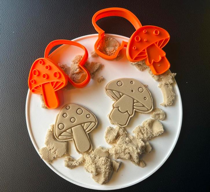Paddenstoel Cookie Cutters, Kinderen en Baby's, Speelgoed | Overig, Nieuw, Jongen of Meisje, Ophalen