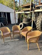 Riete stoelen, Tuin en Terras, Tuinsets en Loungesets, Ophalen, 4 zitplaatsen, Gebruikt, Stoel