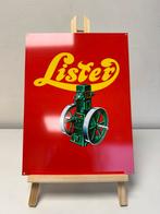 Lister oud reclamebord 1971, Ophalen of Verzenden, Gebruikt, Reclamebord