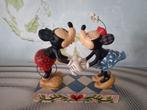 Jim shore Disney traditions mickey en minnie, Mickey Mouse, Zo goed als nieuw, Beeldje of Figuurtje, Ophalen