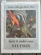 US WO2 advertentie STETSON met parachutisten, airborne, Ophalen of Verzenden