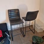 Barkrukken te koop, Huis en Inrichting, Barkrukken, Ophalen, Zo goed als nieuw, Leer