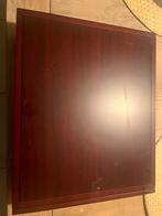 2 houten opbergkistjes (kersenhout(, Moins de 25 cm, Enlèvement, Utilisé, Avec tiroir(s)