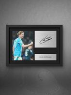 Kevin De Bruyne Gesigneerde en Ingekaderde Foto, Antiek en Kunst, Ophalen of Verzenden