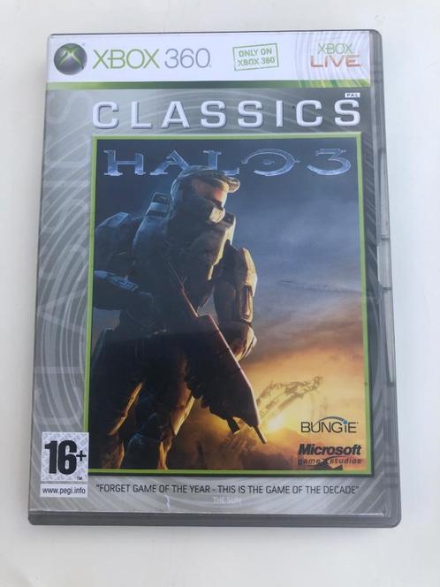 XBOX360 Classics Halo 3, Consoles de jeu & Jeux vidéo, Jeux | Xbox 360, Comme neuf, Aventure et Action, 1 joueur, À partir de 16 ans