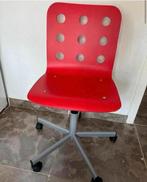 Rode bureaustoel, Huis en Inrichting, Bureaustoelen, Ophalen, Zo goed als nieuw, Rood, Bureaustoel