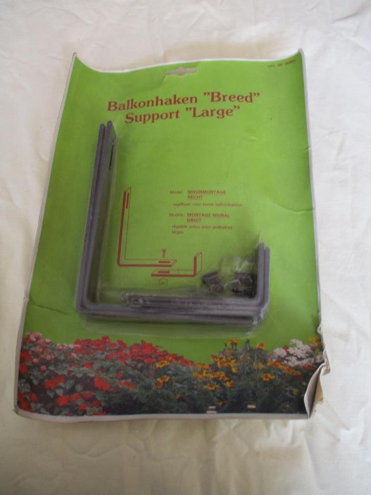 Nieuwe haken bloembak voor muurmontage, Tuin en Terras, Bloembakken en Plantenbakken, Nieuw, Metaal, Binnen, Balkon, Tuin, Ophalen of Verzenden