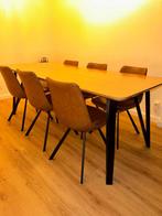 Volledig set tafel met stoelen, Huis en Inrichting, Tafels | Eettafels, Zo goed als nieuw, Ophalen