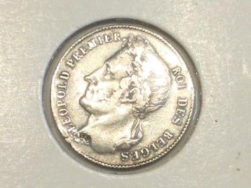 Belgique 1/2 Franc 1835 argent, Enlèvement ou Envoi, Argent