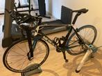 Carbon eddy merckx racefiets+tacx+tablethouder+fietscomputer, Fietsen en Brommers, Ophalen, Zo goed als nieuw, Carbon