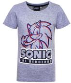 Sonic T-shirt Grijs - Maat 92 - 104 - 116 - 128, Ophalen of Verzenden, Nieuw, Jongen of Meisje, Shirt of Longsleeve