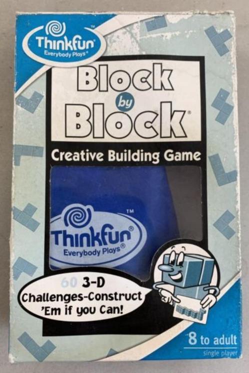 Block by Block Breinbreker spel ThinkFun compleet 1 speler, Kinderen en Baby's, Speelgoed | Educatief en Creatief, Gebruikt, Verzenden