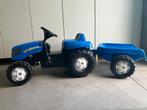 RollyToys New Holland tractor, Kinderen en Baby's, Speelgoed | Buiten | Voertuigen en Loopfietsen, Ophalen, Zo goed als nieuw