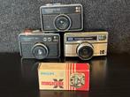 2 Agfa Agfamatic + 1 Kodak Instamatic analoge camera's, Audio, Tv en Foto, Ophalen, Gebruikt, Compact, Kodak