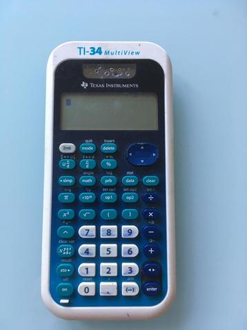 Rekenmachine TI-34 Multiview, Enlèvement, Utilisé