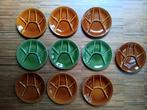 Set van 10 fondueborden Boch La Louviere, Antiek en Kunst, Ophalen of Verzenden