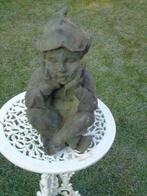 statue d un nain ou lutin en fonte pat vert rouillé ..., Jardin & Terrasse, Autres types, Enlèvement ou Envoi, Métal, Neuf