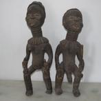 Kameroen Koninklijke voorouderfiguren Bangwa koppel 1920, Antiek en Kunst, Ophalen