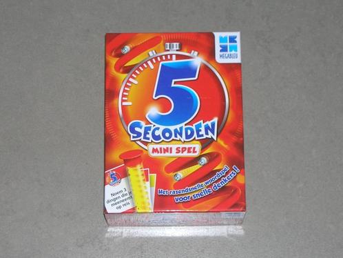 Spel: 5 seconden (minispel), Hobby en Vrije tijd, Gezelschapsspellen | Overige, Zo goed als nieuw, Ophalen