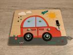 Houten kinderpuzzle auto (6 stuks), Kinderen en Baby's, Ophalen of Verzenden, Zo goed als nieuw, Van hout, Minder dan 10 stukjes