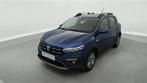 Dacia SANDERO Stepway 1.0 ECO-G *NAVI/FULL LED/CARPLAY/PDC*, Auto's, Electronic Stability Program (ESP), Stof, Gebruikt, Blauw