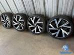 8mm! Originele VW Golf 8 5H Bergamo 18 inch zwarte velgen 5x, Auto-onderdelen, 18 inch, Gebruikt, Banden en Velgen, Ophalen of Verzenden