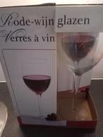 4 Verres à vin rouge neuf, Collections, Verres & Petits Verres, Autres types, Enlèvement, Neuf