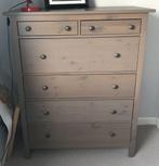 Kast Hemnes Ikea, Ophalen, 100 tot 150 cm, Eikenhout, Met lade(s)