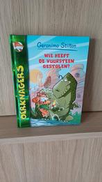 Geronimo Stilton - 1 Wie heeft de vuursteen gestolen, Ophalen of Verzenden, Zo goed als nieuw, Geronimo Stilton