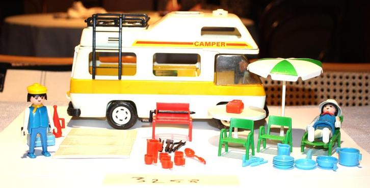 Playmobil 3258 Camper / Kampeerwagen (vintage 1979), Kinderen en Baby's, Speelgoed | Playmobil, Gebruikt, Complete set, Ophalen of Verzenden